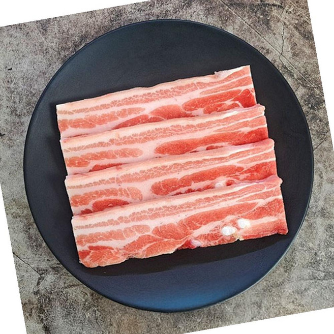 VGD 덴마크 오겹살 미박 삼겹살 통절단 2kg 구이용 바베큐 훈제삼겹, 1개