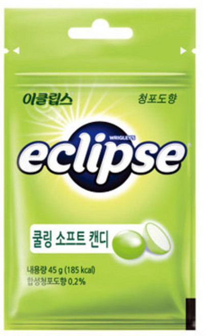 이클립스 쿨링 소프트 캔디 청포도향, 이클립스 쿨링 소프트 캔디 청포도 45g x 10개, 10개, 45g