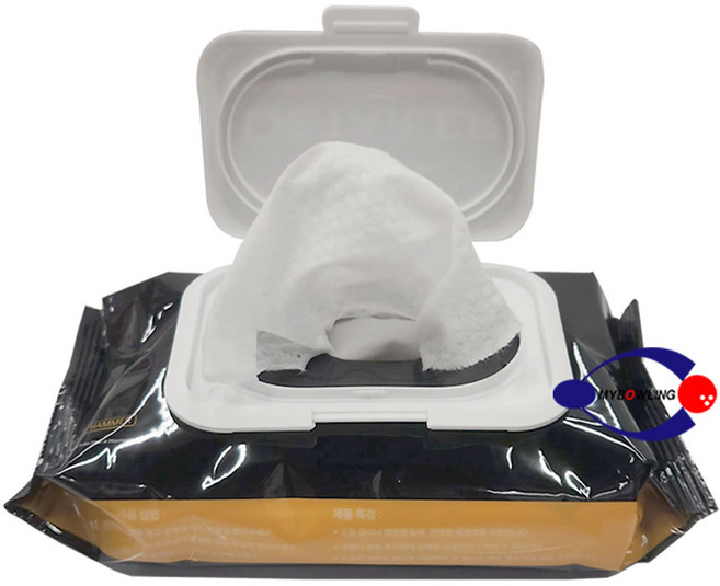 [마이볼링] 볼디테일러 티슈형 크리너 (캡형/대용랑 30매) / 볼링용품, 1개, 블랙