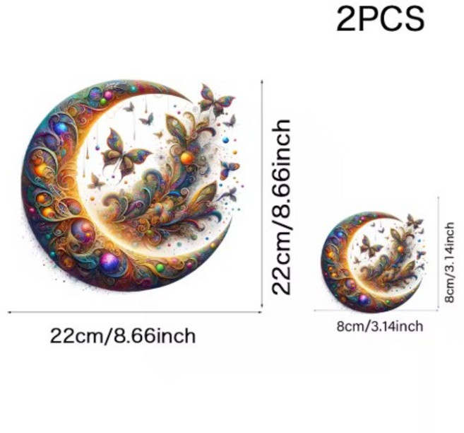 다리미 옷 데코스티커 열 전사지 문&버터플라이세트, 세트, MB201