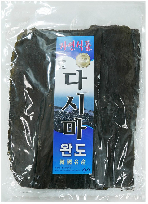 가락시장521 완도 햇 다시마 1kg 국물용 육수용 대용량 자연산 건다시마, 1개
