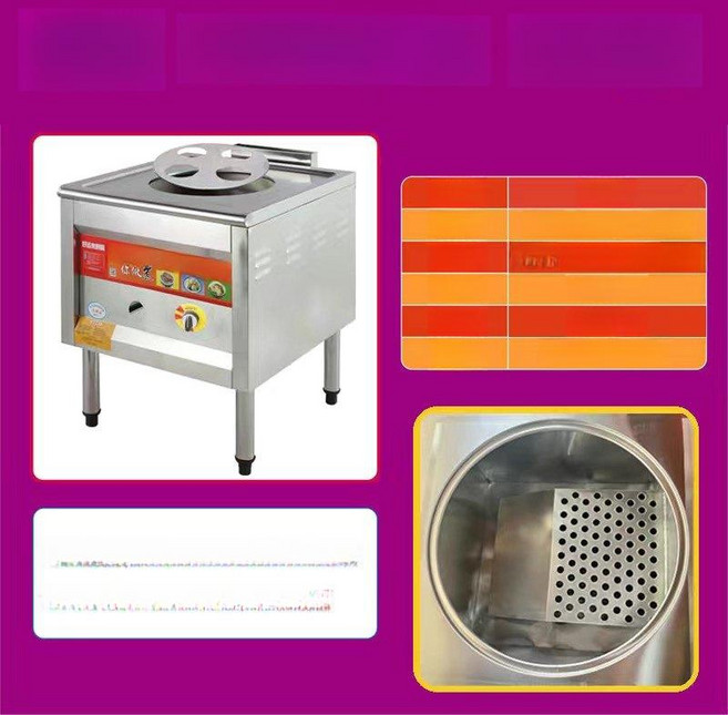 식당스팀기 만두 찐빵 상업용 취반기 찜기 식당용 쿠커 증기 대게 업소용 찜솥 대형, 팬 없음 4구 패널 순수, 기본 색상