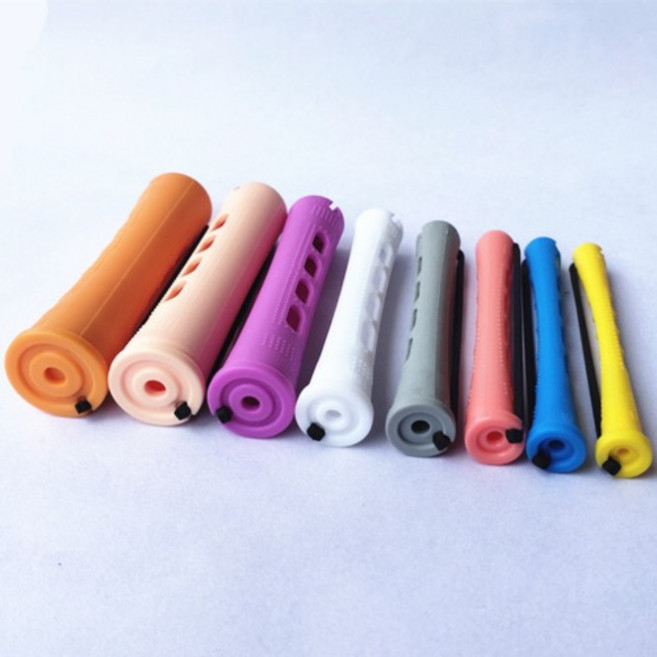 셀프 파마 롯드 10P 고무줄 없는 펌 롯뜨 헤어롤 집에서 파마하기 롯트, B 1.9cm