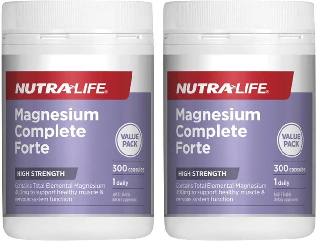 뉴트라 라이프 마그네슘 포르테 Nutra Life Magnesium Complete Forte, 300정, 2개 - 쿠팡