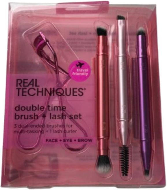 리얼테크닉스 더블 타임 브러쉬 + 래쉬 세트, 1세트
