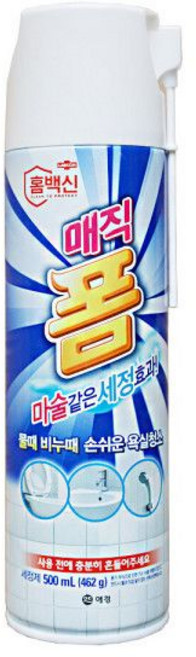 애경 랩신 홈백신 매직폼 욕실용 세정제 프레쉬한 우디향 500ml 1개 물때 비누때