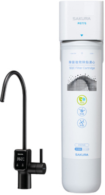 櫻花原廠P0775生飲淨水器(強效除鉛型) 高效濾除99.9%重金屬鉛、病菌 高雄淨水器推薦, 空機宅配(不含安裝), P0775