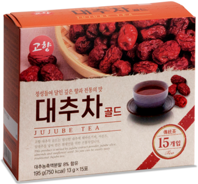 고향 대추차 골드 15T 1+1 총30T, 13g, 15개입, 2개