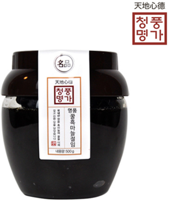 명품 꿀흑마늘절임 500g, 1개