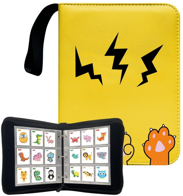 엠메이드 띠부띠부씰 전용 900장 보관 앨범, 유니크 옐로우