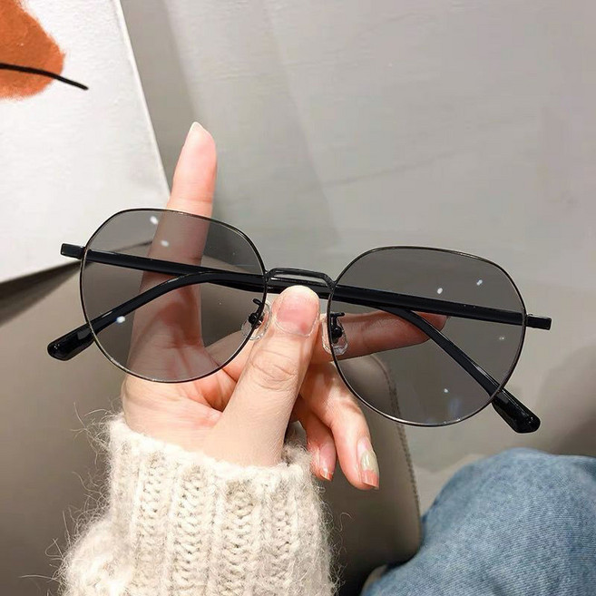 FEISEDY 변색 여성 자외선 차단 선글라스 UV400 메탈프레임 패션 데일리 B1246