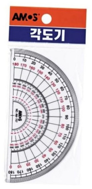 투명 각도기 13cm 학생용 제도 수학 문구 사무용 플라스틱 준비물