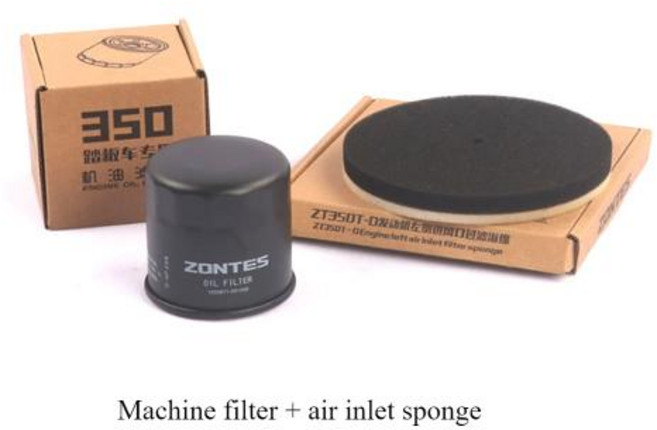 존테스호환 368E 부품 368D 368M 에어 필터 오일 공기 흡입구 스폰지, F