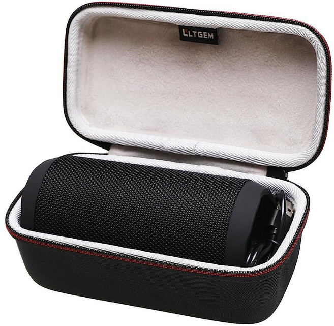 L LTGEM 케이스 JBL Flip 5 / EDUPLINK/Ortizan 방수 휴대용 블루투스 IPX7 스피커 하드 스토리지 여행용 보호 가방 (내부: 19.8cm x 9.