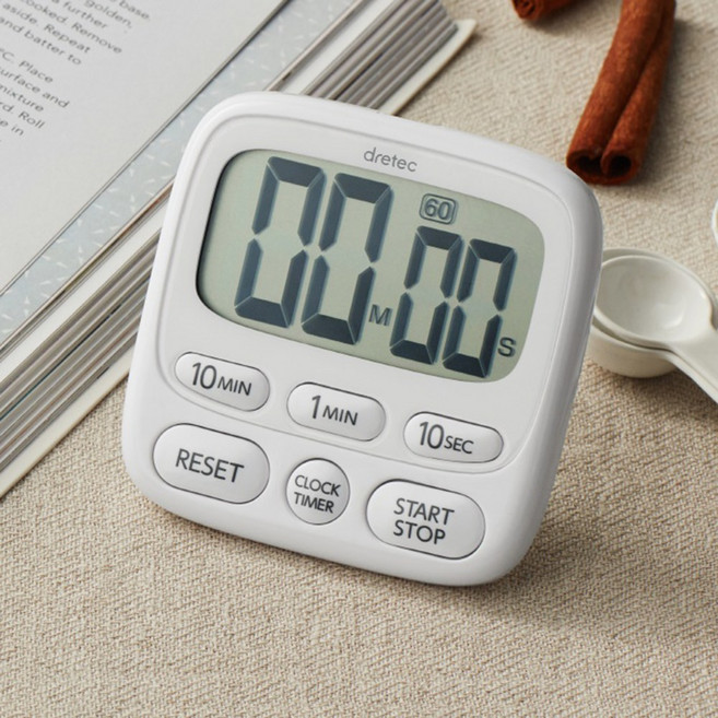 드레텍 디지털 주방타이머 쿠킹 요리 타이머 T-566, T-566(핑크), 1개