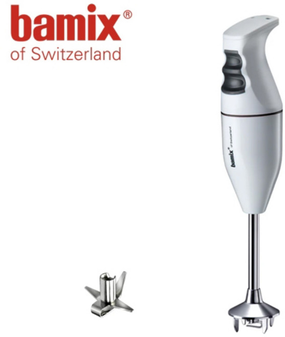 [공식수입원/정품AS] 실팬 바믹스 bamix EO140 Classic 화이트/레드 업소용 핸드블렌더 제과제빵 카페 공방, EO140(화이트)
