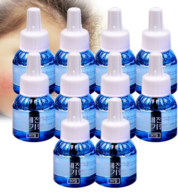 보령제약 액체전자모기향 교체용(90일) 액체모기향 리퀴드 리필, 10개, 45ml