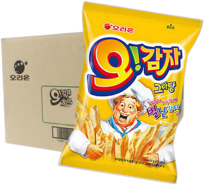 (박스)오리온 오감자 그라탕 대용량과자, 50g