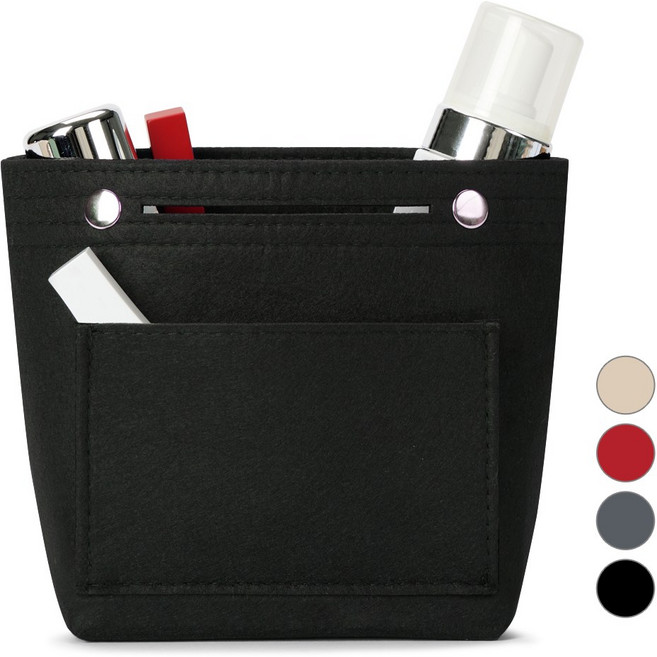 가방정리 대용량 버클 이너백 에코백 전면포켓 손잡이 롱샴 백인백