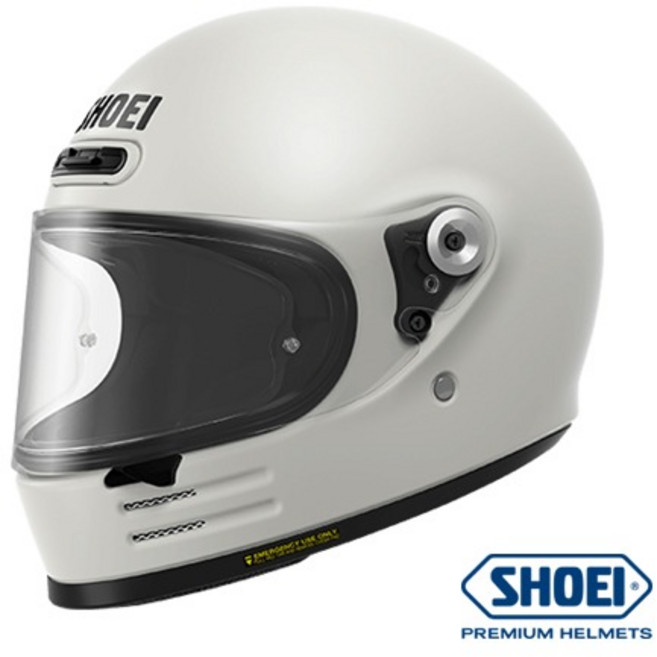 쇼에이 글램스터 클래식 풀페이스 헬멧, M, OFF WHITE/383055