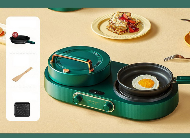 220V 전기 샌드위치 메이커 가정용 와플 베이킹 머신 멀티 쿠커 요리 프라이팬