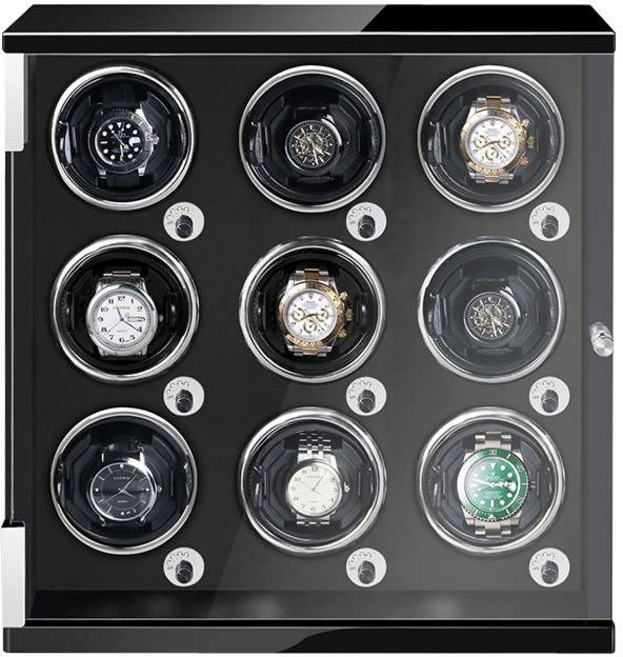 4구 와치와인더 보관함 원목 케이스 시계