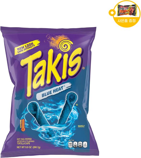 타키스 푸에고 매운과자 블루히트 라임 칠리 사은품 추가증정, 1개, 280g