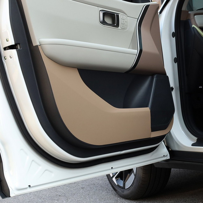 카벤더 2026 셀토스 하이브리드 도어커버 글로브박스 트렁크 범퍼 가죽 커버 3종 기스방지 튜닝 용품, 트렁크범퍼커버(1P), 웜그레이, 디올뉴 셀토스 SP3