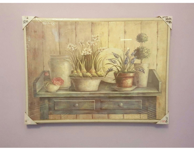 鄉村風花卉版畫復古框 精緻居家裝飾 提升空間質感 營造溫馨氛圍