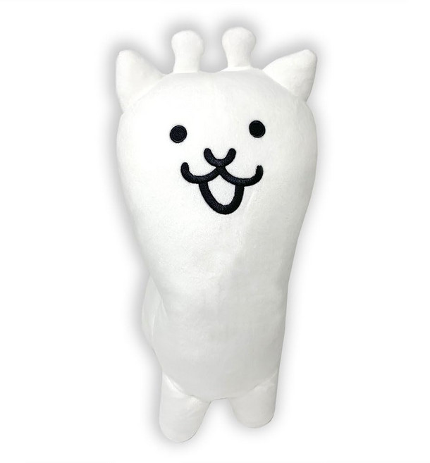 냥코 대전쟁 BIG 봉제인형 고양이 기린 약 37×19×13 cm 공식 상품 특대, 1개, 상세페이지 참조, 상세페이지 참조