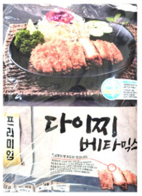 다이찌 프리미엄 베타믹스 돈까스 돈가스 전용 튀김 가루 파우더, 4개, 5kg