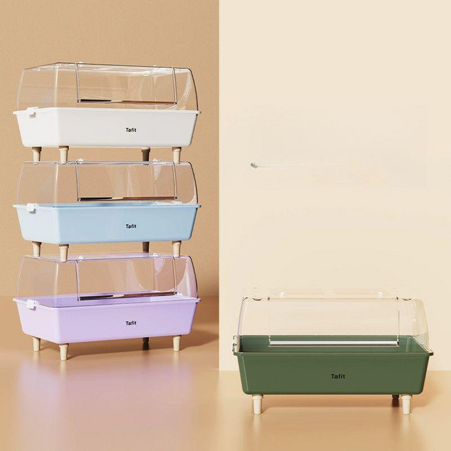 파충류 하우스 사육장 관찰 쉼터 플라스틱 케이스 도마뱀 62cm 투명 키우기 케이지, 1개, 초보자 패키지 쿨 여름