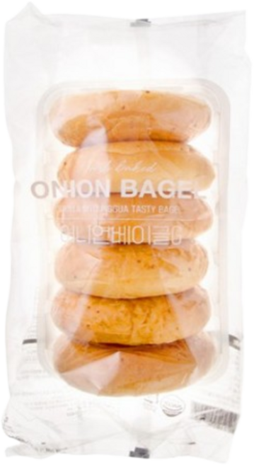 신라명과 어니언 베이글G 6개입 (냉동) 720g 1개, 120g, 6개
