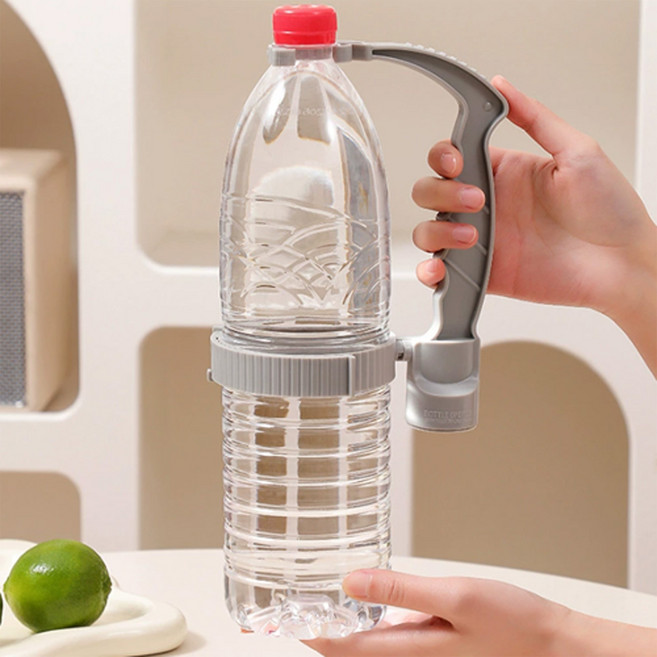 페트병 생수 손잡이 생수병홀더 음료수 캐리어 그립, 1개, No.01 페트병손잡이 그레이