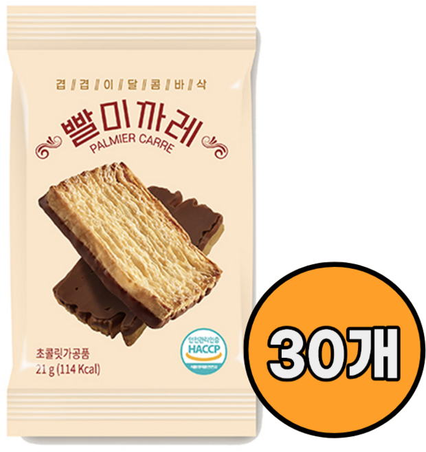 새롬 빨미까레 스낵, 30개, 21g