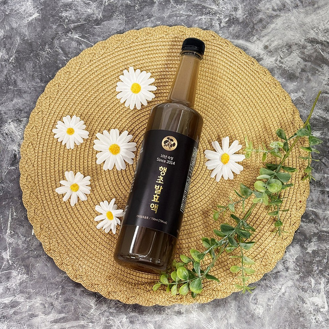 10년 숙성 징코바이오 은행으로 천연숙성시킨 은행식초, 1개, 750ml