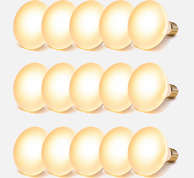 데이타임 PAR30 15W LED 전구 3000K 확산형 매장 레일 스포트 조명램프 3등급 KS인증, 15개, 전구색