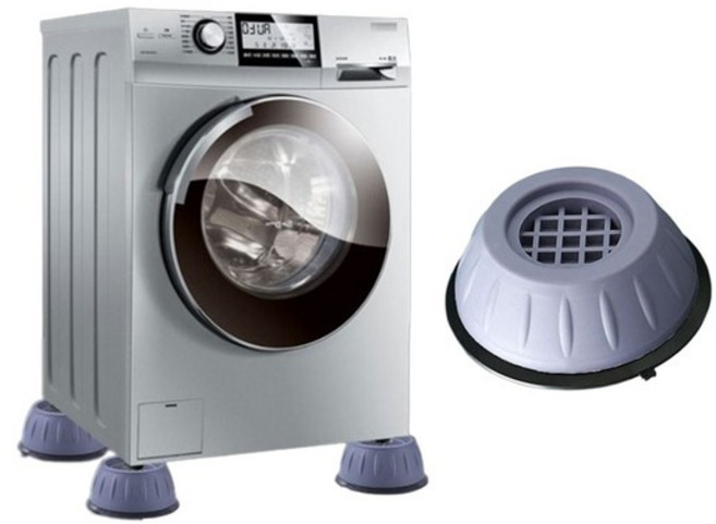 미끄럼방지 세탁기 진동흡수 발받침대 발판 4개입/, 상세페이지 참조