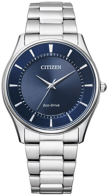 CITIZEN 男士系列Eco Drive金屬腕錶 BJ6480-51L