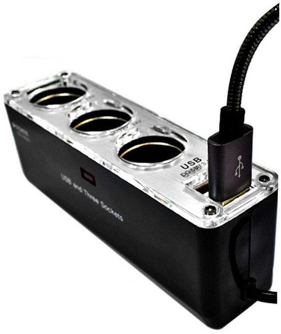 rozet 차량용멀티탭 소켓3구 시거잭 충전기 RX-680 aas*0867hr