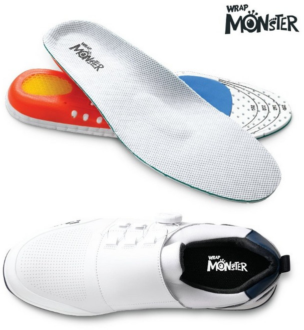 랩몬스터 골프화에 최적화 된 6in1 고경도 아치 서포팅 인솔 충격흡수 폼 편안함의 끝 효과적인 쿠션감 골프화 깔창