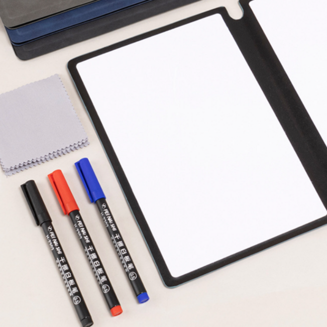 원니브 A5 휴대용 화이트보드 노트패드, 핑크