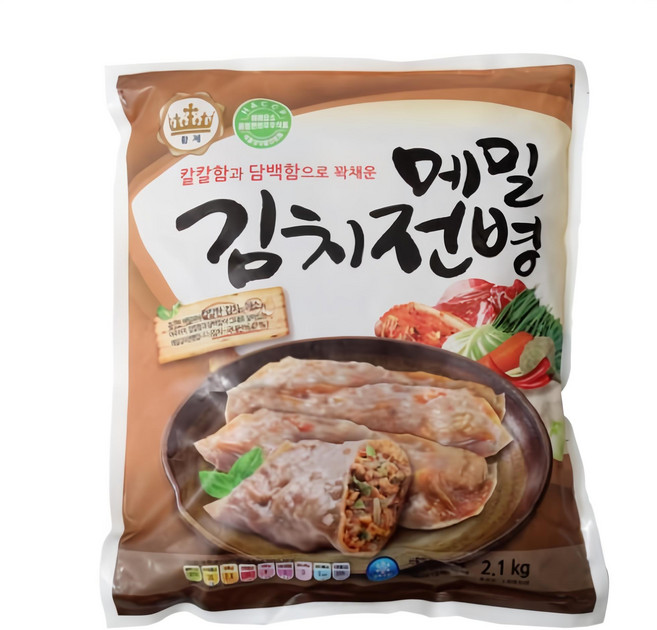준푸드 메밀 김치전병, 2.1kg, 1개