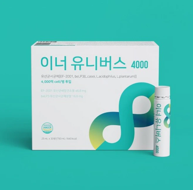 이너유니버스 4000 - 포스트바이오틱스 유산균 4천억 x 슈퍼푸드 10종 마이크로바이옴 [원산지:국산], 1개, 750ml - 쿠팡