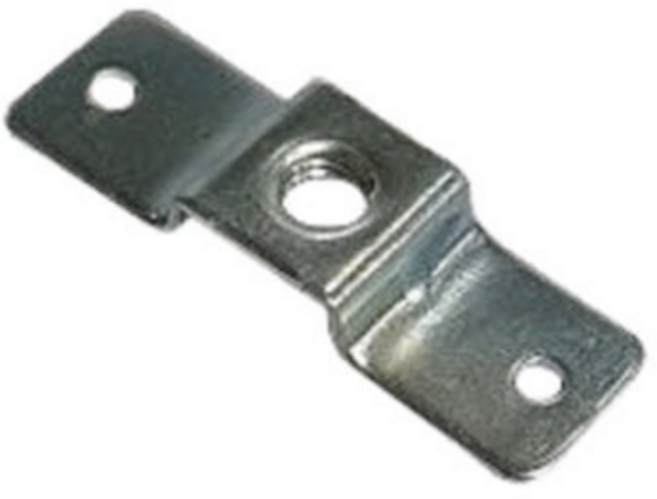 국산 아연도금 양날브라켓 3/8 (100개) 전산볼트 고정 배관 브라켓 삼부