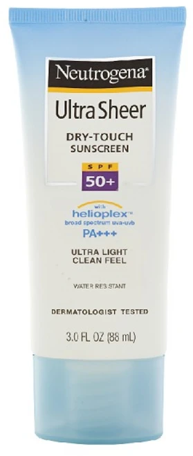 Neutrogena 뉴트로지나 울트라 쉬어 드라이 터치 선크림 SPF50 88ml, 1개 - 쿠팡