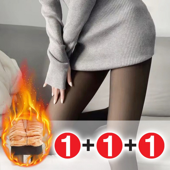 1+1+1 스터드레이스 착시 기모스타킹 시스루 기모 레깅스 유발 무발