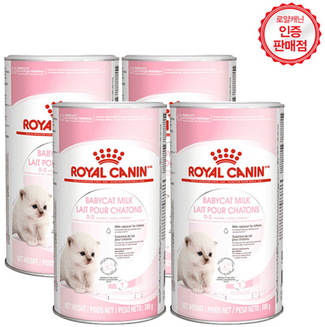 로얄캐닌 베이비캣 밀크 300g 4개