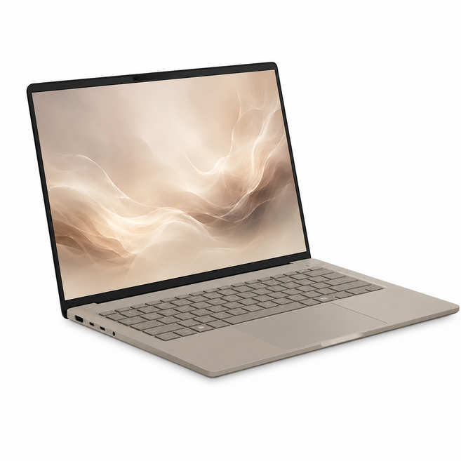 에이수스 2025 젠북 A14 스냅드래곤 X, ZabriskieBeige, 512GB, 16GB, WIN11 Home, UX3407QA-SB284W