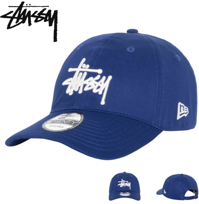 스투시 모자 뉴에라 베이직 스트랩백 남녀공용 STUSSY 볼캡
